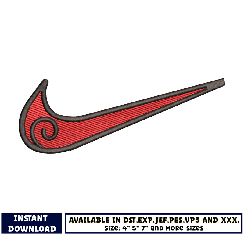 Logo nike akatsuki embroidey design