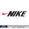Logo nike design embroidery,
