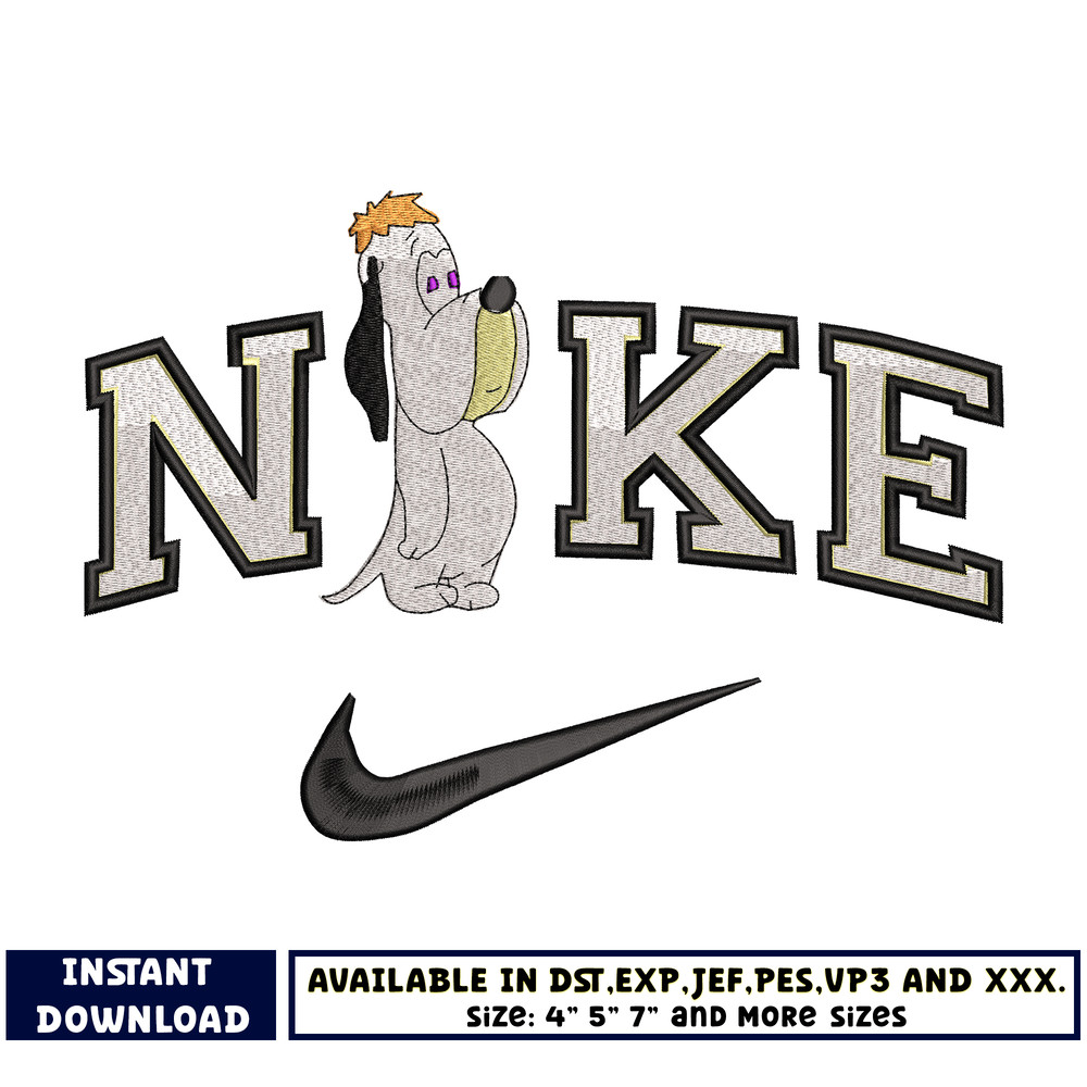 Logo nike Droopy embroidery design