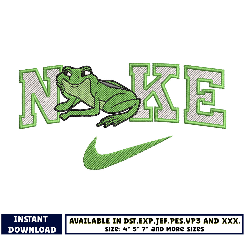 Logo Nike flog disney embroidery design