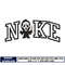 Logo Nike ghost face embroidery design
