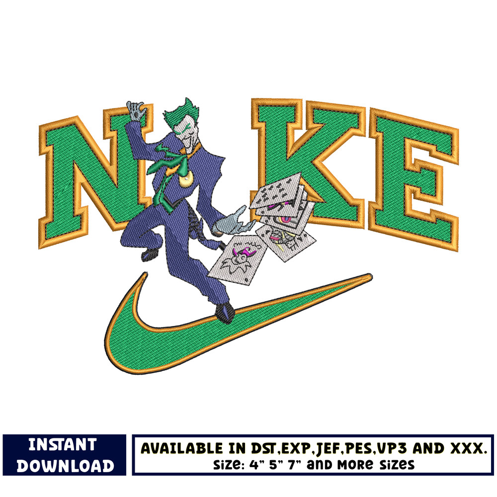 Logo Nike Joker embroidery design