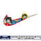 Logo Nike x Luffy embroidery design