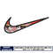 Logo Nike Luffy embroidery design