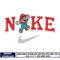 Logo Nike Mario embroidery design