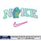Logo nike Monsters Inc embroidery design