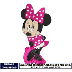 minnie mouse embroidery designs