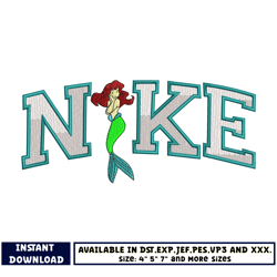 nike ariel embroidery design