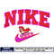 Nike Ariel princess embroidery design