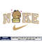 Nike Bear love embroidery design