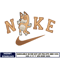 Nike x Bingo Dog embroidery design