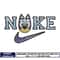 Nike bluey head embroidery design