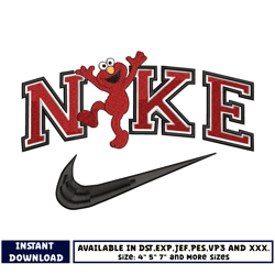 nike cookie monster embroidery design