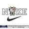 Nike Cow Kitty embroidery design
