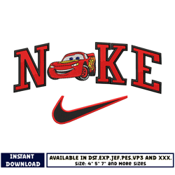 nike mcqueen embroidery design