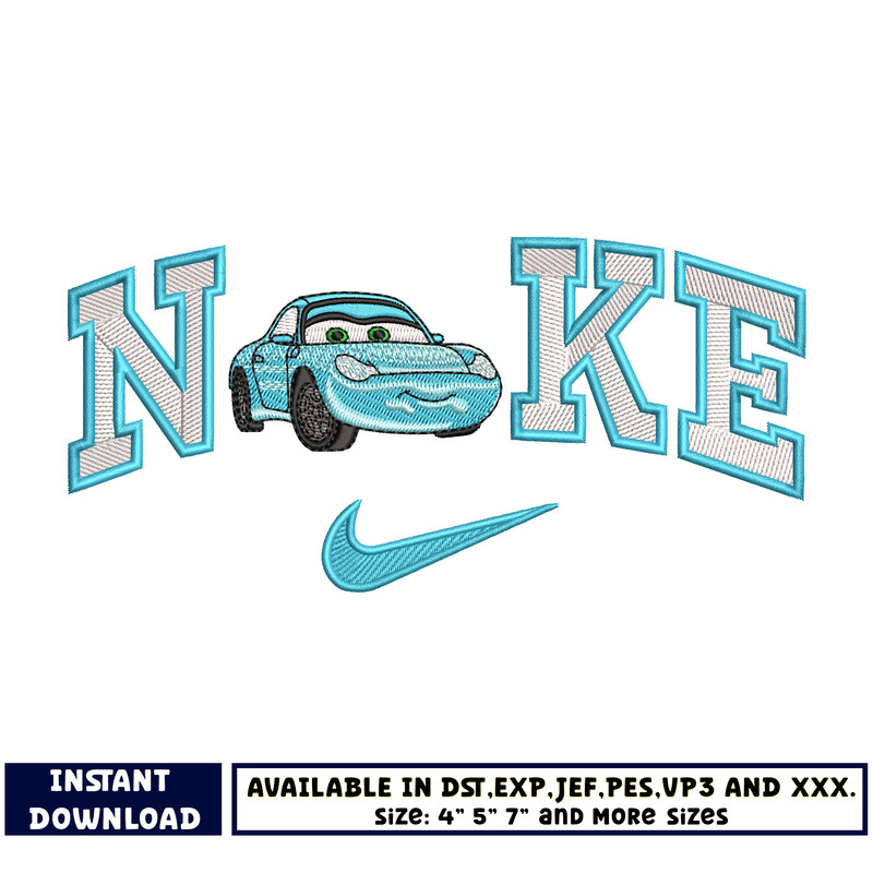 Nike Sally Carrera embroidery design