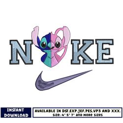 nike stitch angel embroidery design