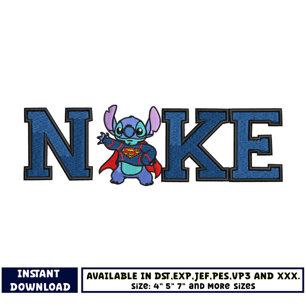 Nike super stitch embroidery design