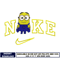 Nike x Minion embroidery design