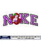 Nike x Princess Ariel embroidery design