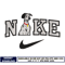 Pongo dog Nike embroidery design
