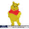 Pooh bear embroidery design