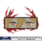 Power eyes embroidery design