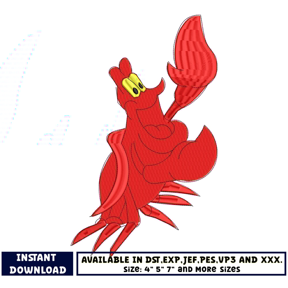 Sebastian embroidery design