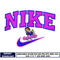 Snow White Logo Nike embroidery design