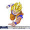Son Gohan saiyan embroidey design