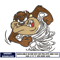 Tasmanian Devil embroidey design