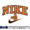Tiger disney Logo Nike embroidery design