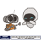 Wall-E And Eve chibi embroidey design
