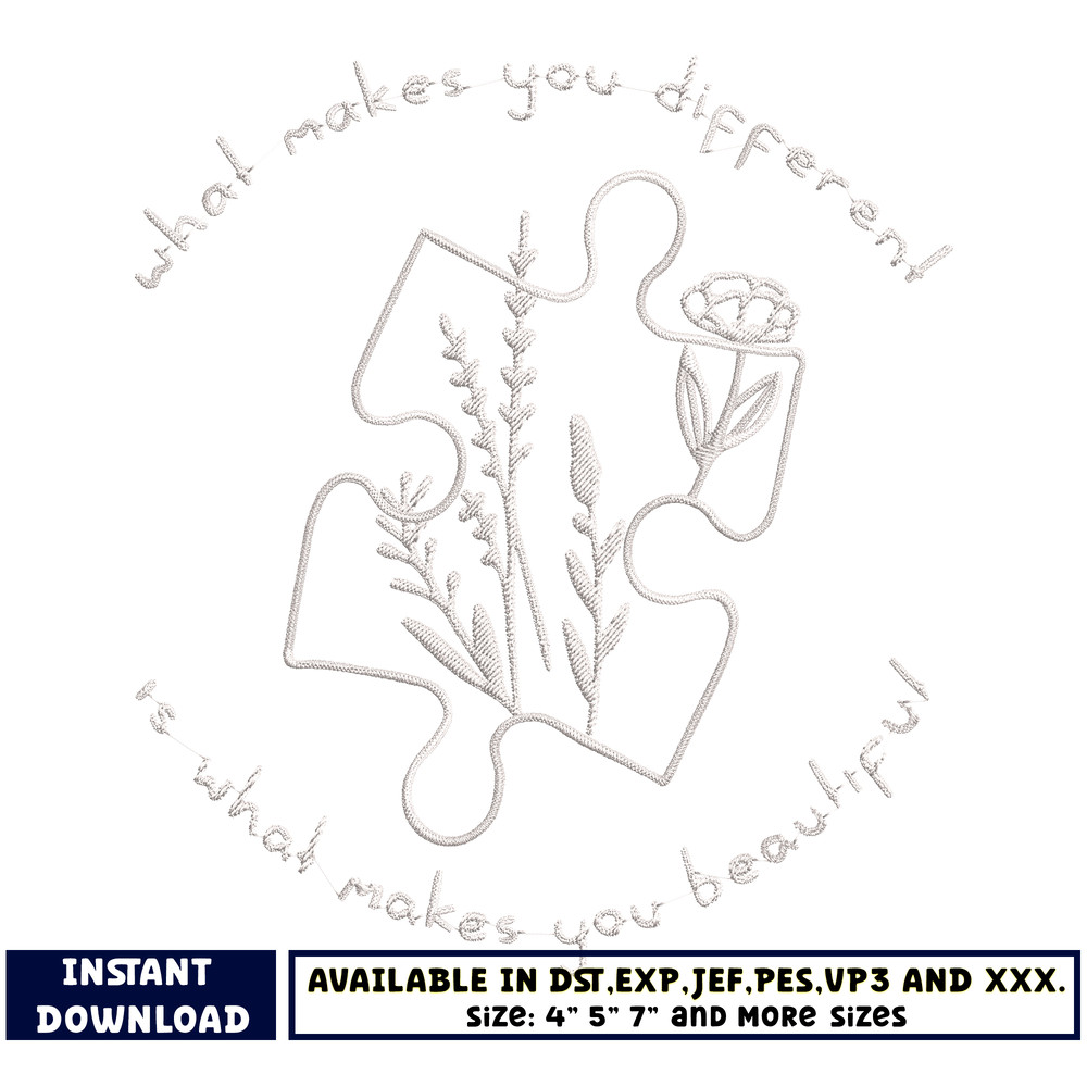 What make you different embroidery