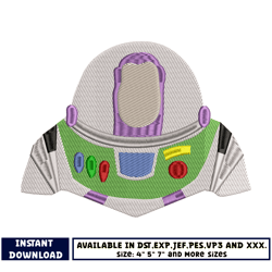 buzz toy story embroidery design