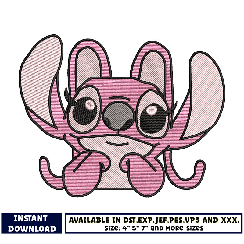 disney angel embroidery design