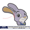 disney Judy Hopps embroidery design