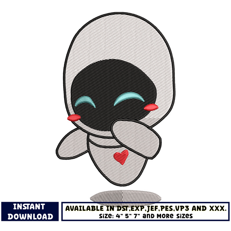 eve disney cute embroidery design