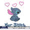 her stitch embroidery design