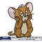 jerry sad embroidery design