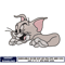 Tom baby cat embroidery design