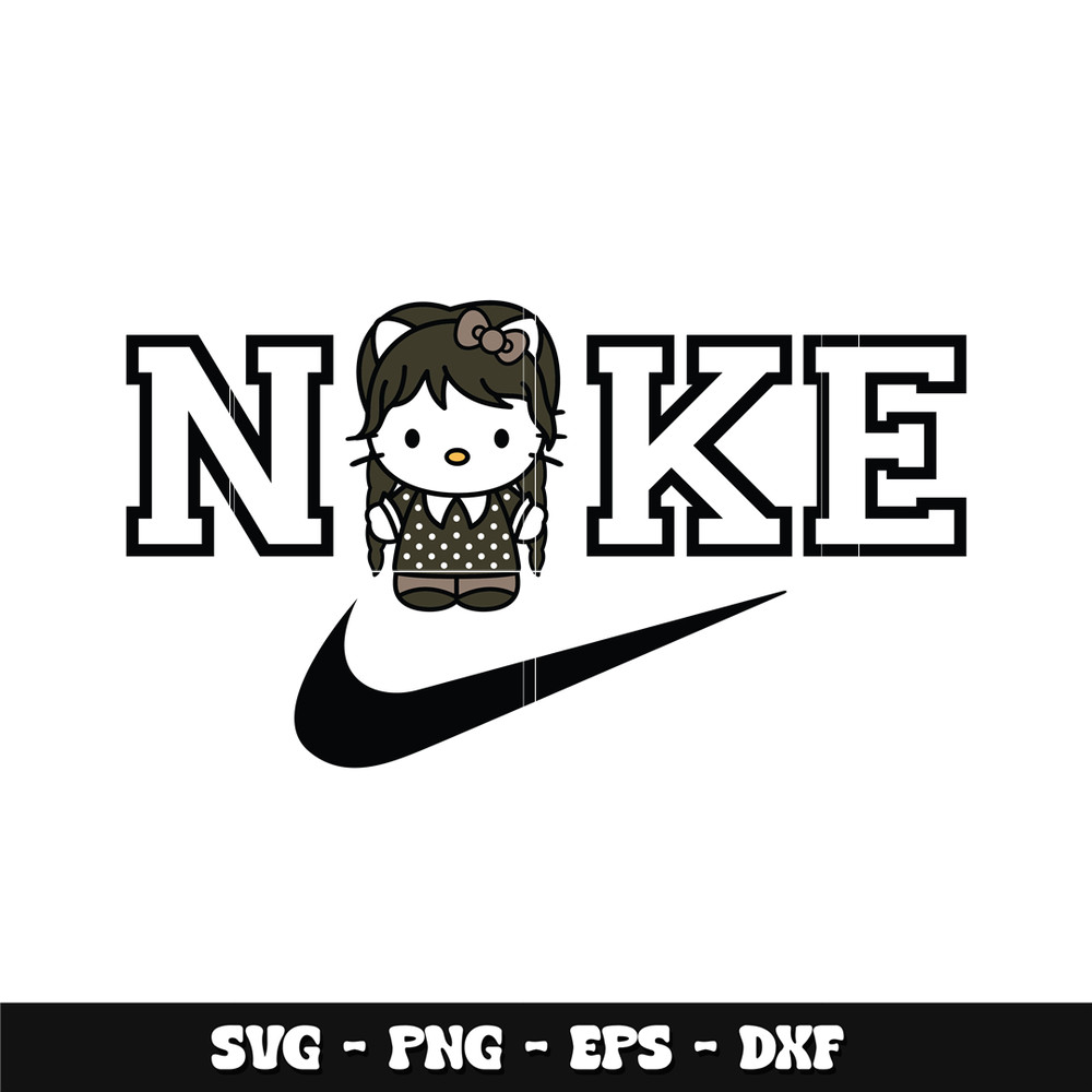 Hello Kitty Wednesday Svg