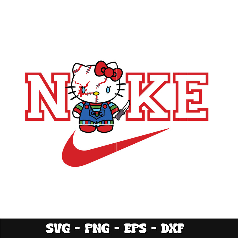 Hello Kitty Horror Svg
