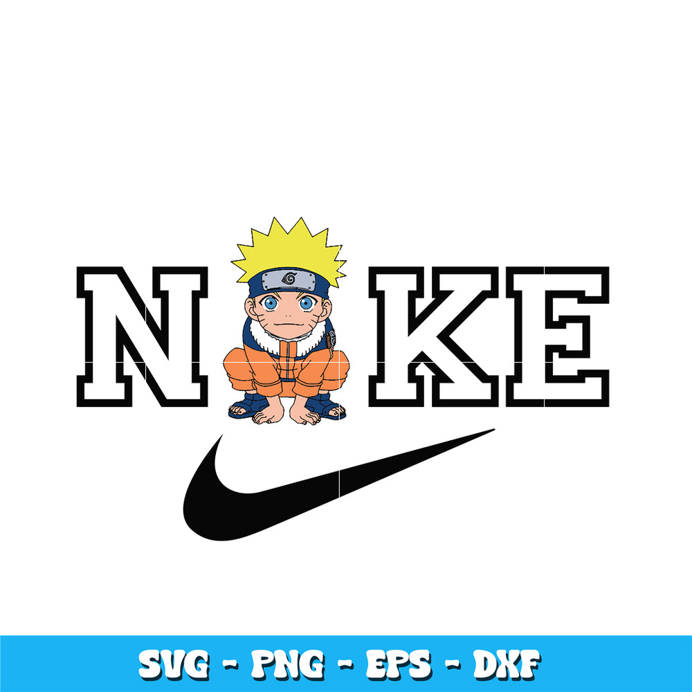 Swoosh Naruto Svg