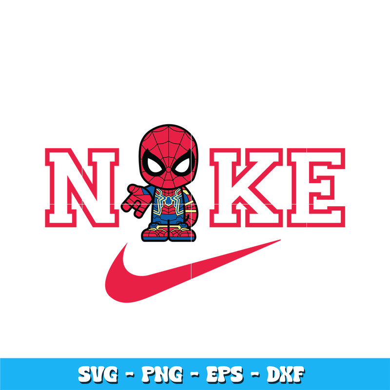 Swoosh x Spiderman Svg
