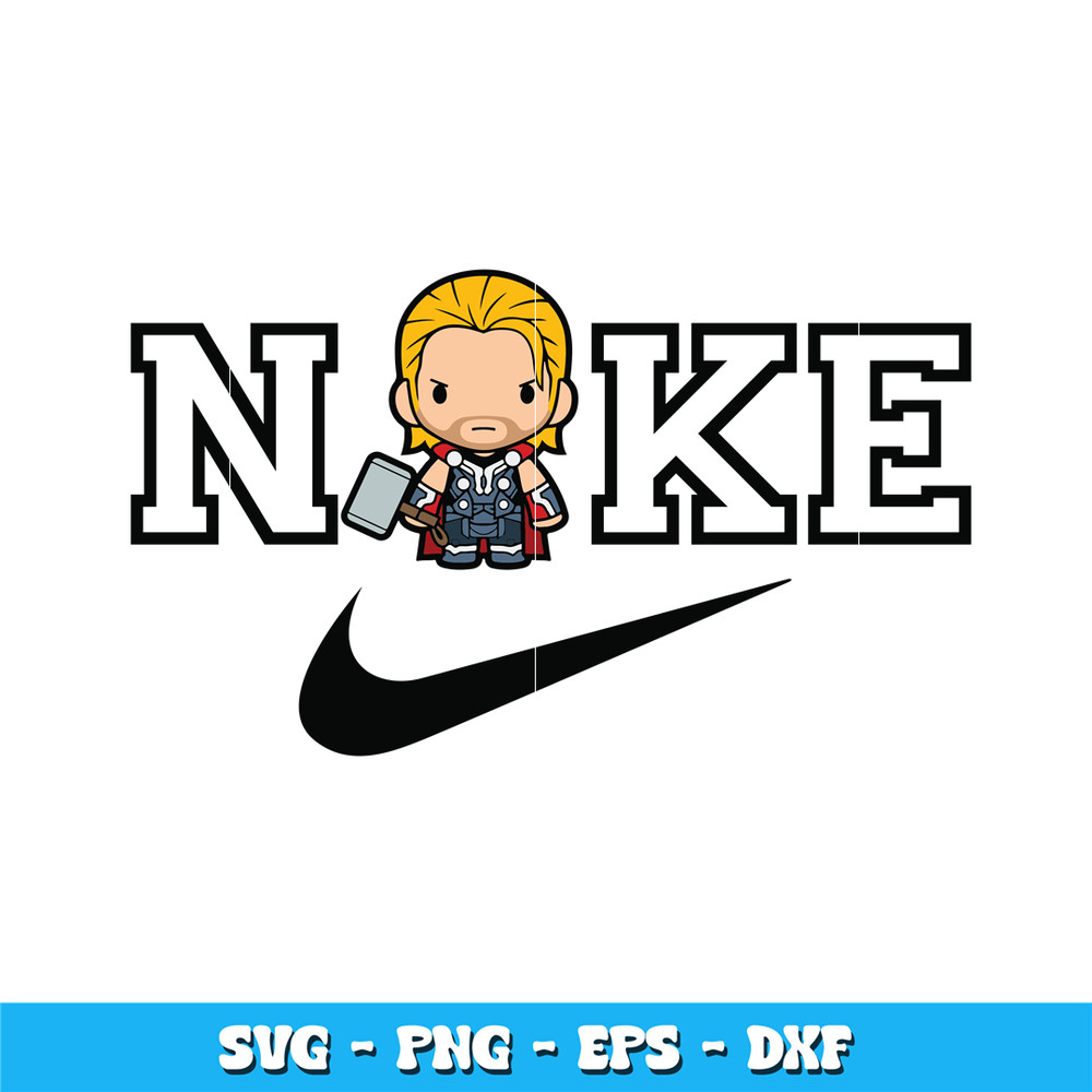 Nike Thor Chibi Svg