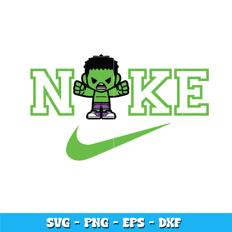 Nike Hulk Chibi Svg