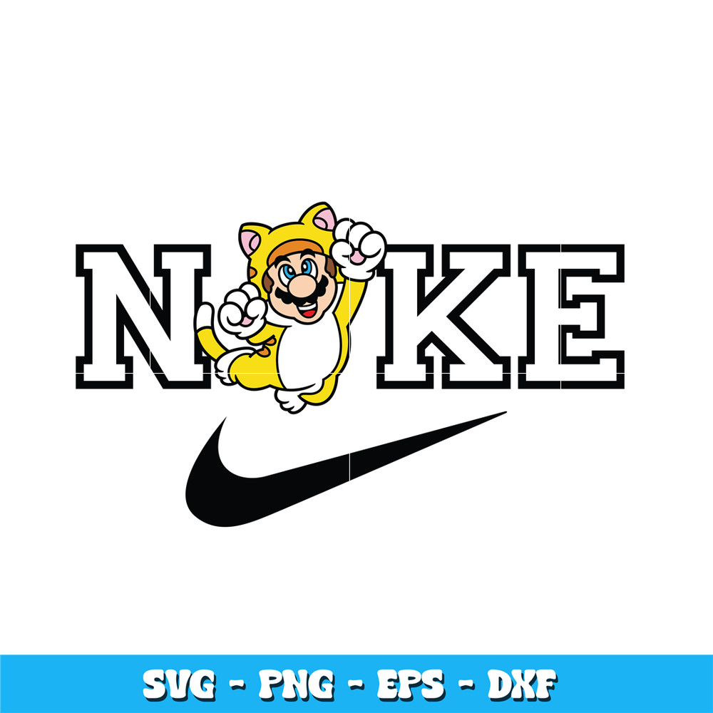 Nike Mario x cat Svg