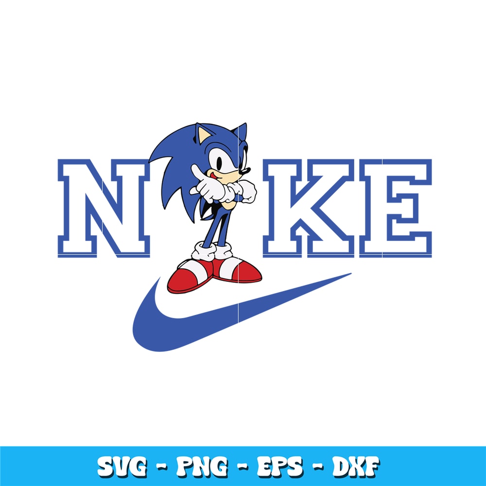 Swoosh x Sonic Svg