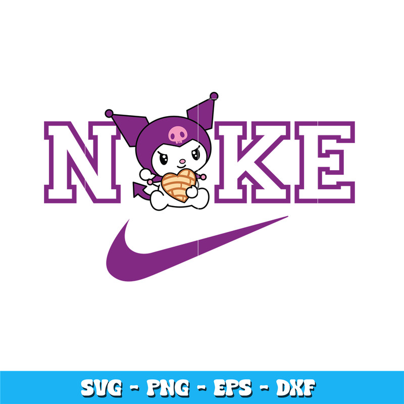 Swoosh Kuromi Svg